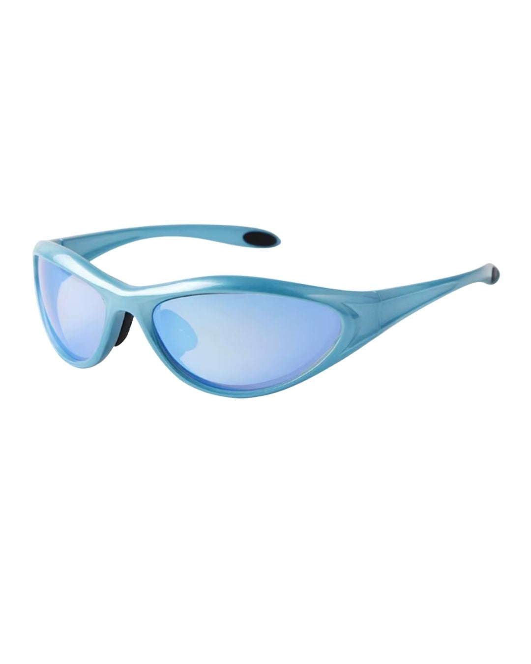 Lunette de vitesse - Galapala G009⎜FASEN - monture bleue - verres bleus - vue de profil