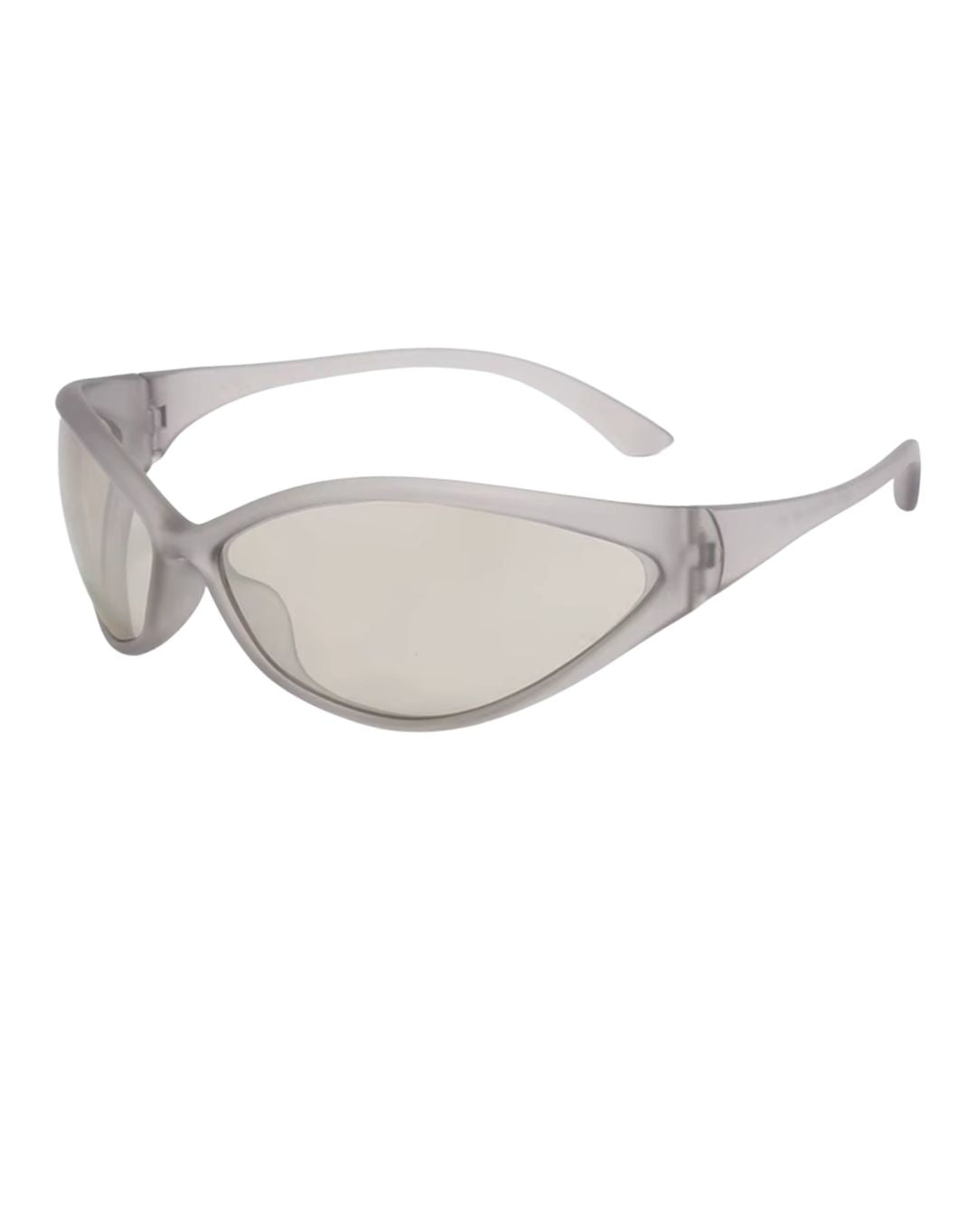 Lunette de vitesse techno - Galapala G010⎜STATIK - monture transparente - verres transparents - vue de profil