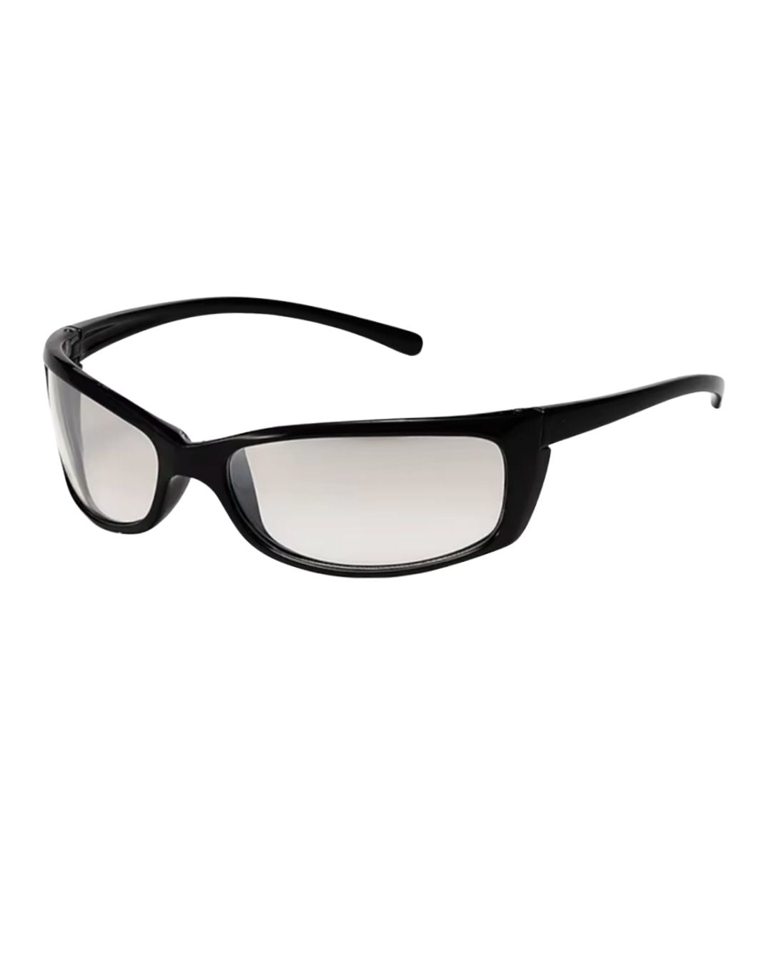 Lunette de vitesse Y2K - Galapala G011⎜ORION - monture noire - verres transparents - vue de profil