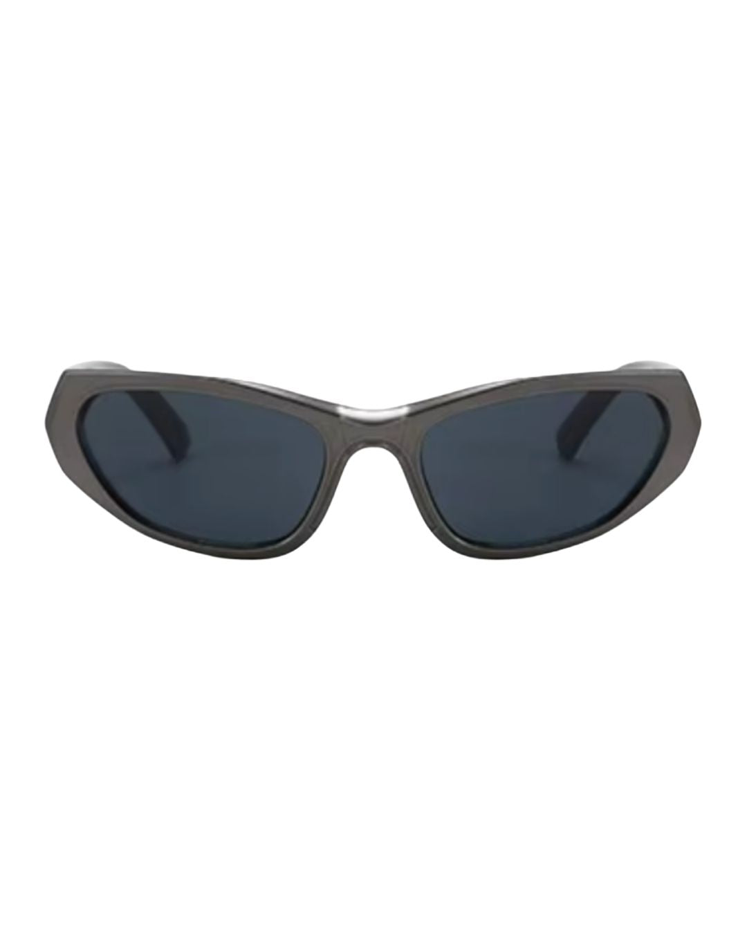 Lunettes originales Y2K - Galapala G016⎜CYPHER - monture bronze - verres noirs - vue de face