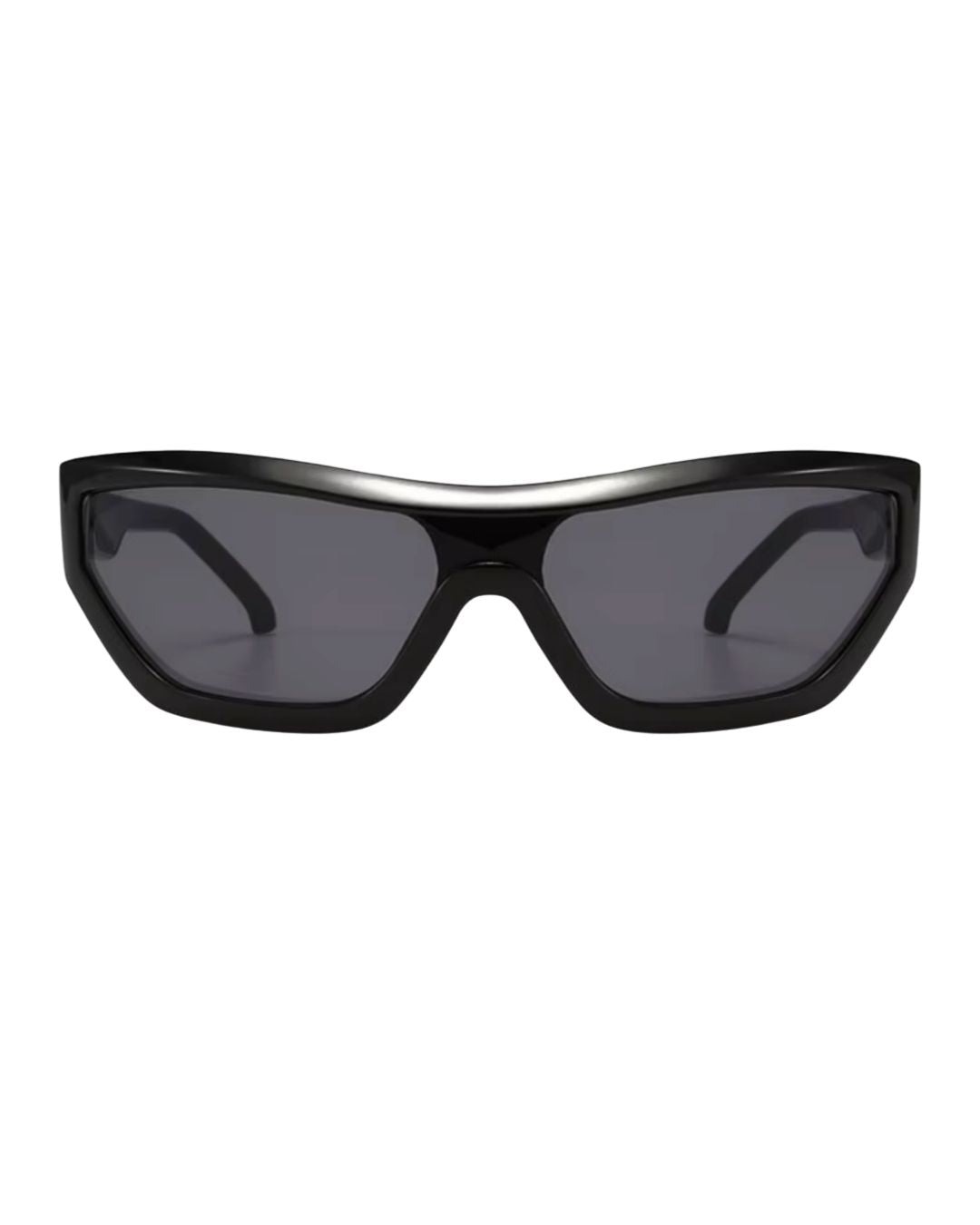 Lunette noir originale - Galapala G017⎜SKIM - monture noire - verres noirs - vue de face