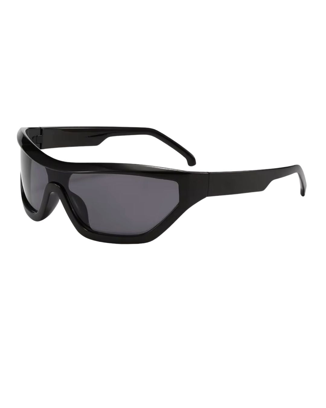 Lunette noir originale - Galapala G017⎜SKIM - monture noire - verres noirs - vue de profil