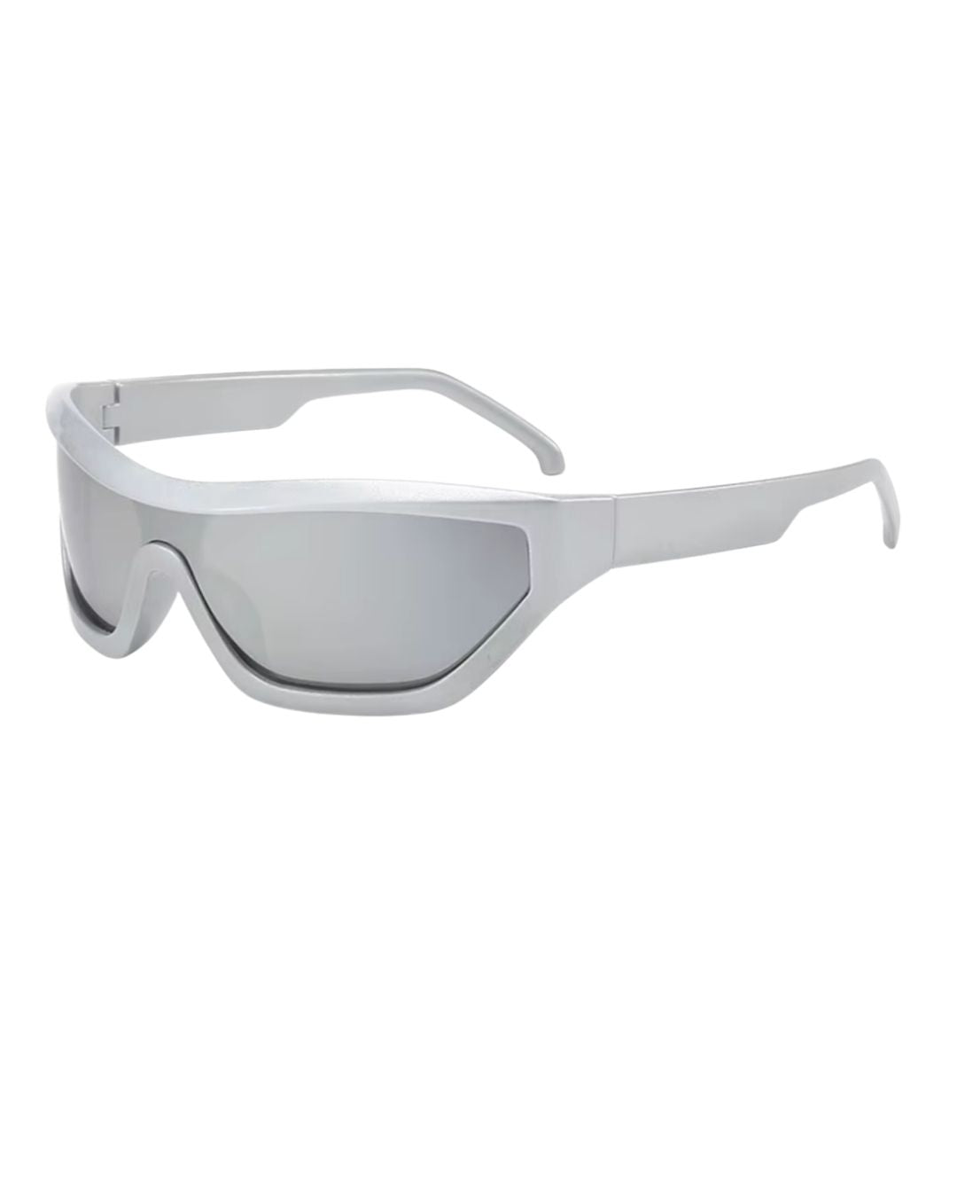 Lunette originale - Galapala G017⎜SKIM - monture argentée - verres argentés - vue de profil