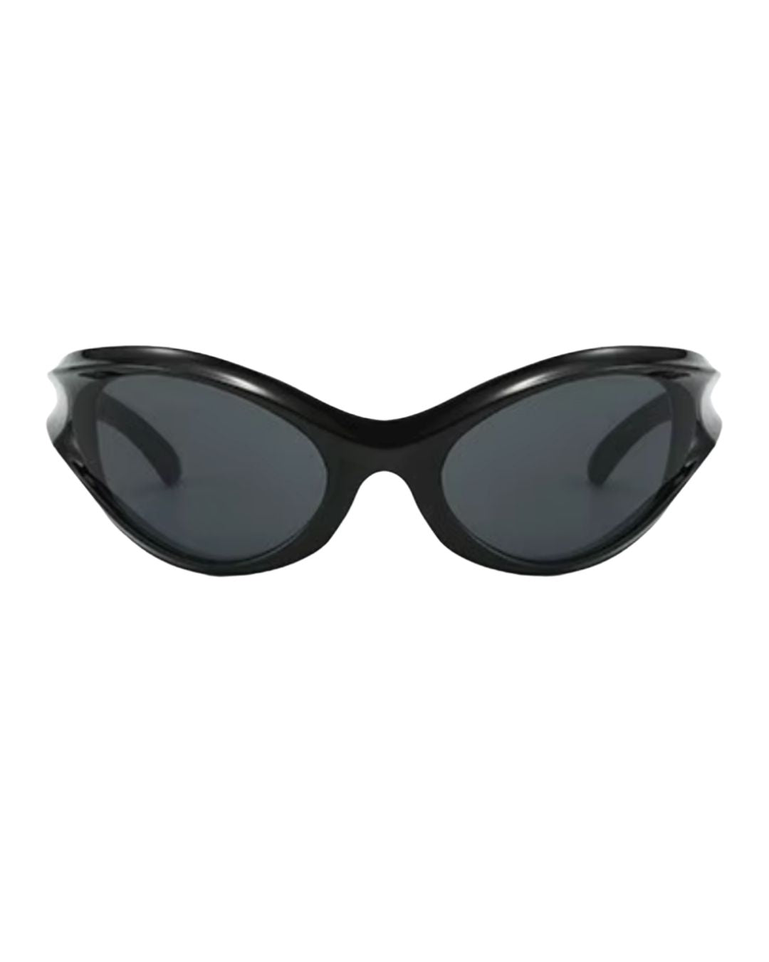 Lunette de vitesse originale - Galapala G019⎜MOVEN - monture noire - verres noirs - vue de face