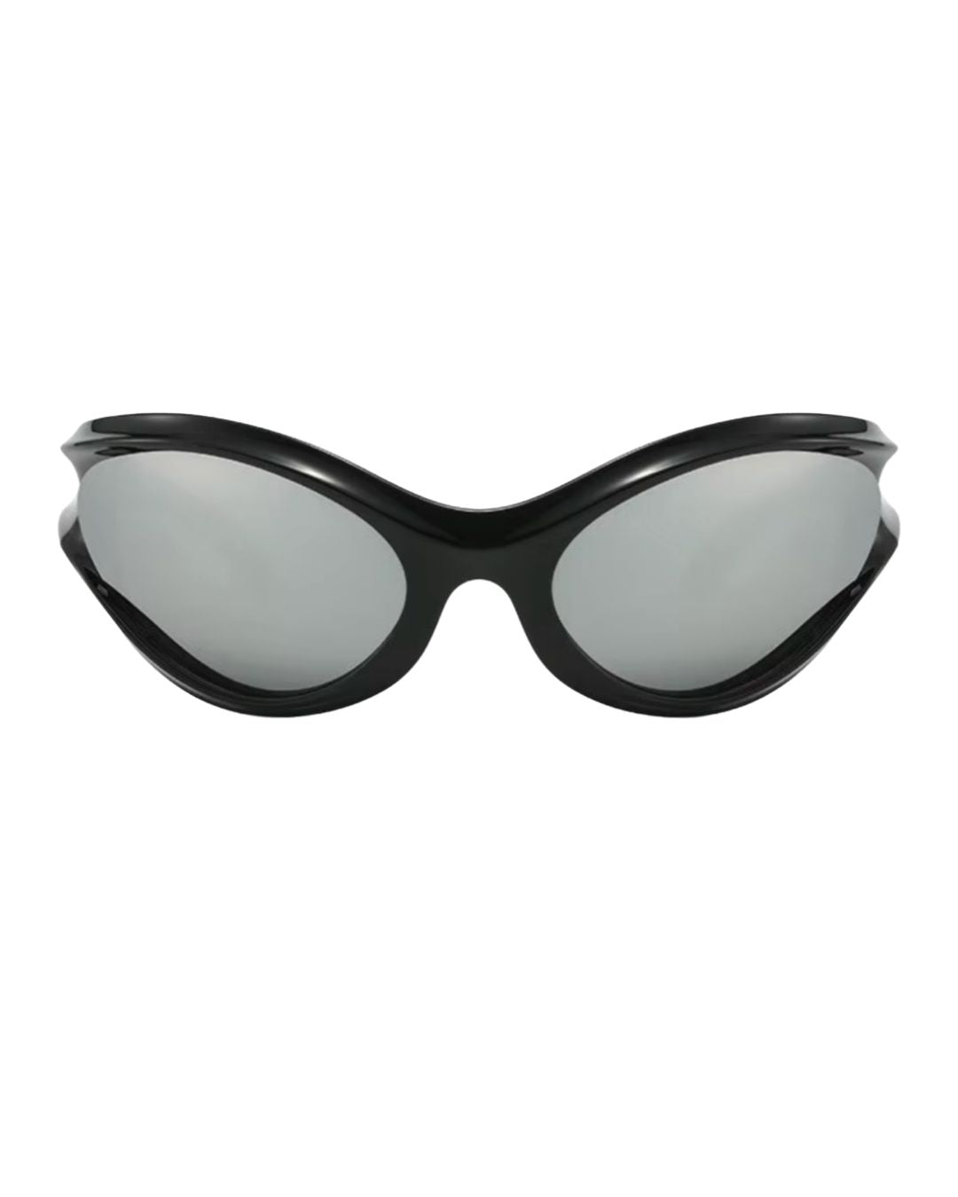 Lunette de vitesse originale - Galapala G019⎜MOVEN - monture noire - verres argentés - vue de face
