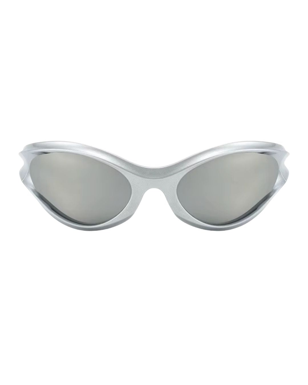 Lunette de vitesse originale - Galapala G019⎜MOVEN - monture argentée - verres argentés - vue de face