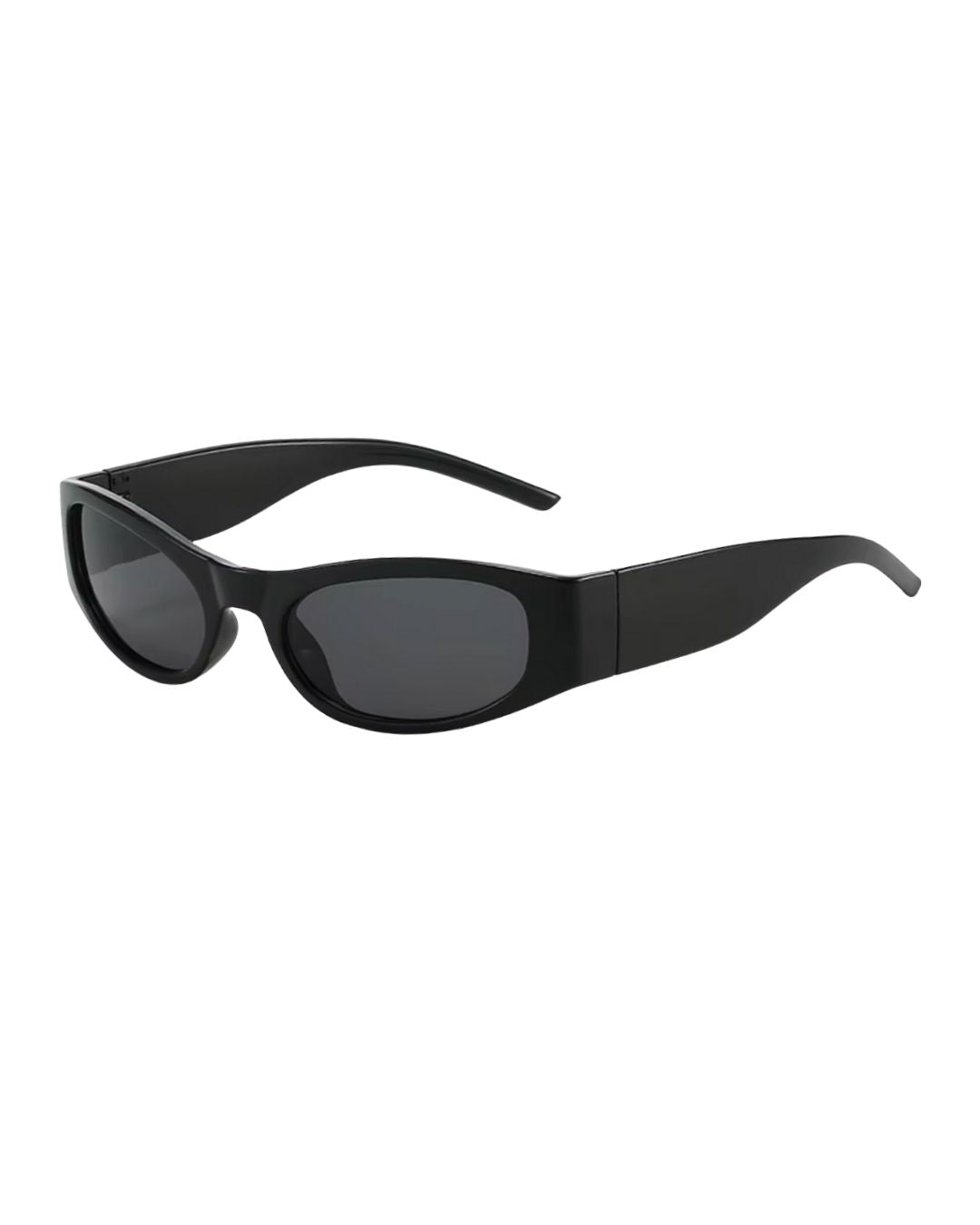 Lunette noir originale - Galapala G020⎜ATMOS - monture noire - verres noirs - vue de profil